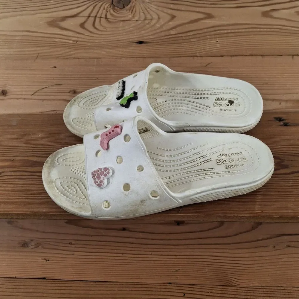 Crocs Slides Womens Size 7 - Picture 4 of 7